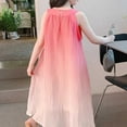 thumbnail image 6 of Toddler Girl Tulle Dress Summer Clothes Little Girl Gradient Dress Kids Casual Sundess Toddler Princess Outfits Soft Dailywear 8-9 Years, 6 of 6