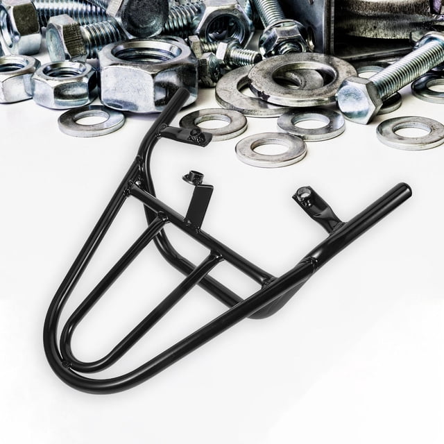 FESTFENDS Accesorio Trasero Para Motocicleta Negro En Hierro Fuerte Y Desmontable