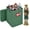 Green, variant on Nutcracker and Figurine Collectible Storage Box - Stores Up to 9-16-inch Tall Nutcrackers, Ornaments, and More - Holiday Decor Protective Organizer Container with Adjustable Dividers