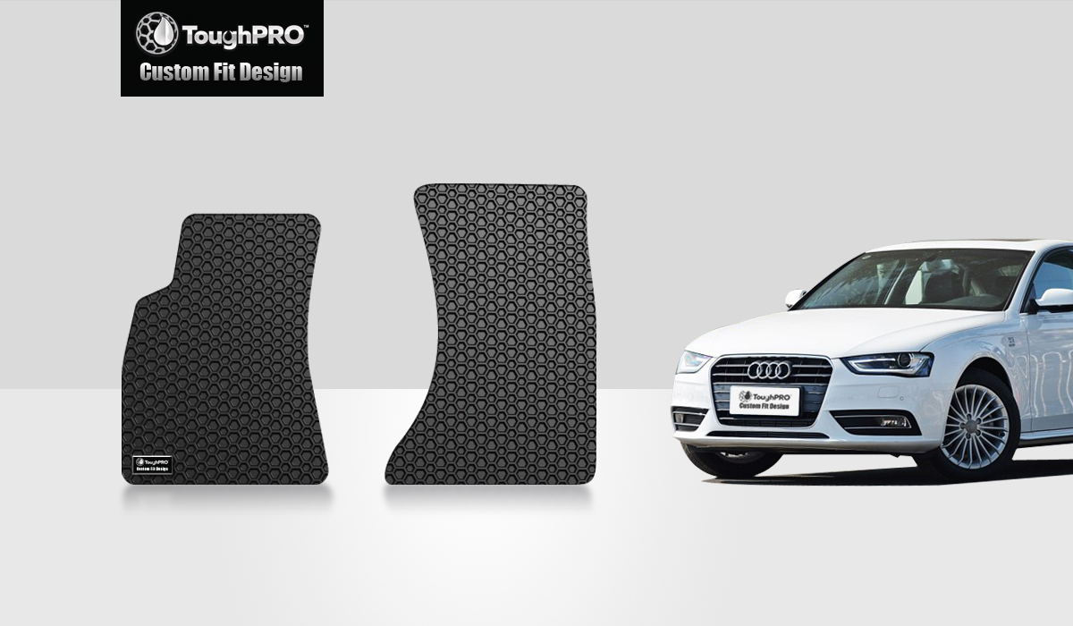 ToughPRO Two Front Mats Compatible with AUDI S4 All Weather Heavy