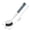 Blue, variant on Circular Sink Brush Black Touch Handle Kitchen Dishwashing Utensil - Non Greasy Brush for Washing Pots and Pans