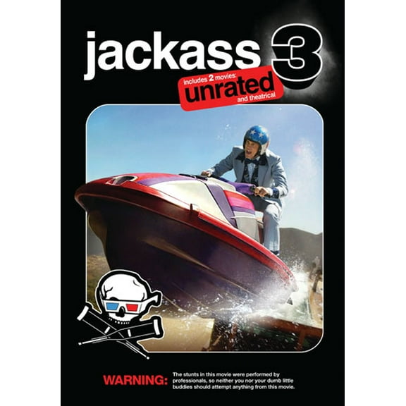 Pre-Owned Jackass 3 [Rated/Unrated] [2 Discs] (DVD 0097361409849) directed by Jeff Tremaine
