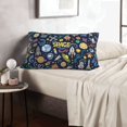 thumbnail image 6 of Pofeuu Colorful Space Print Polyester Microfiber Plush Pillowcases, Super Soft and Cozy Pillow Case Covers with Envelop Closure（Pillow core not included）-20"x30", 6 of 6