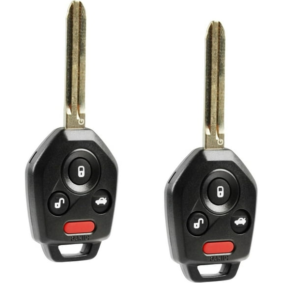 Key Fob Replacement for 2012 2013 2014 2015 2016 2017 2018 2019 Subaru Impreza WRX XV Crosstrek Outback Legacy 4-Button Keyless Entry Remote Head Key CWTWB1U811 4D-82 G Chip (2-Pack)