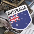 thumbnail image 4 of Metal Australia Flag Logo Car Emblem Badge Decal Sticker Accessories Car Q5Z1, 4 of 9