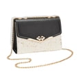 thumbnail image 2 of Mujer Messenger Bags Sequinas de moda Moda Single Shoulder PU Cadena de cuero bolsillo de bolos móvil Flip Bolsas de cuerpo cruzado Regalos negro Type1 Inevent AP008901-02, 2 of 7