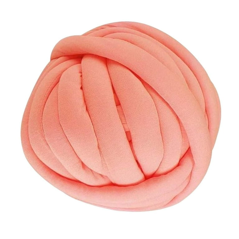 Chunky Yarn Arm Knitting Yarn Super Bulky Giant Wool Yarn DIY Knitting Yarn for Arm Mat Pet Bed and Bed Fence Crocheting Pink