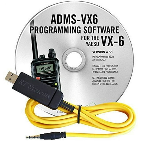 Yaesu VX-6R USB PC Cable & Programming Software