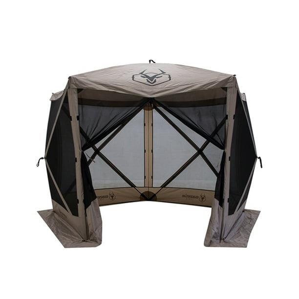 Gazelle Gg501ds Pop Up Portable 4 Person Camping Gazebo Day Tent W Mesh Windows Com Camping Gazebo Day Tent W Mesh Windows, Gardenline Outdoor Screen House