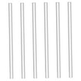 thumbnail image 4 of GAXIRE 6 Pcs Reusable Clear Silicone Straws Set, Transparent Cylindrical Design for Home, Parties, Easter and Everyday Use, 4 of 8