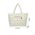thumbnail image 3 of Hfyihgf Puffer Tote Bag for Women Quilted Puffy Handbag Lightweight Winter Down Cotton Padded Shoulder Bag Down Padding, 3 of 7