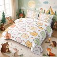 thumbnail image 3 of Erosebridal Bunny Quilt Full for Boys Girls, Soft Pastel Full Bedspread Sets, 3-Piece 1 Coverlet and 2 Pillowcases, 3 of 7