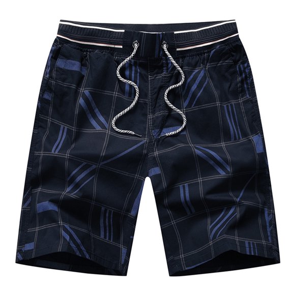 Munlar Mens Shorts,Fashion Men's Pocket Zipper Buttons Print Leisure Time Tooling Short Pants