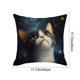 thumbnail image 3 of CaiYueKe Modern Linen Pillow Cover 45x45cm - Cute Animal Print Washable Decorative Cushion Case with Zipper for Living Room Bedroom Sofa Chair Home Decor, Cozy Soft Throw Pillow Slipcover, 3 of 7