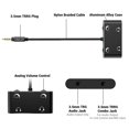 thumbnail image 4 of Divisor de auriculares Cubilux Dual con atenuador de volumen de 3,5 mm, 4 of 6