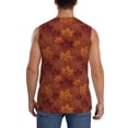 thumbnail image 4 of Balery fall Maple Camisetas sin mangas para hombre, absorbe la humedad y protege contra el mal olor.-3X-Large, 4 of 7