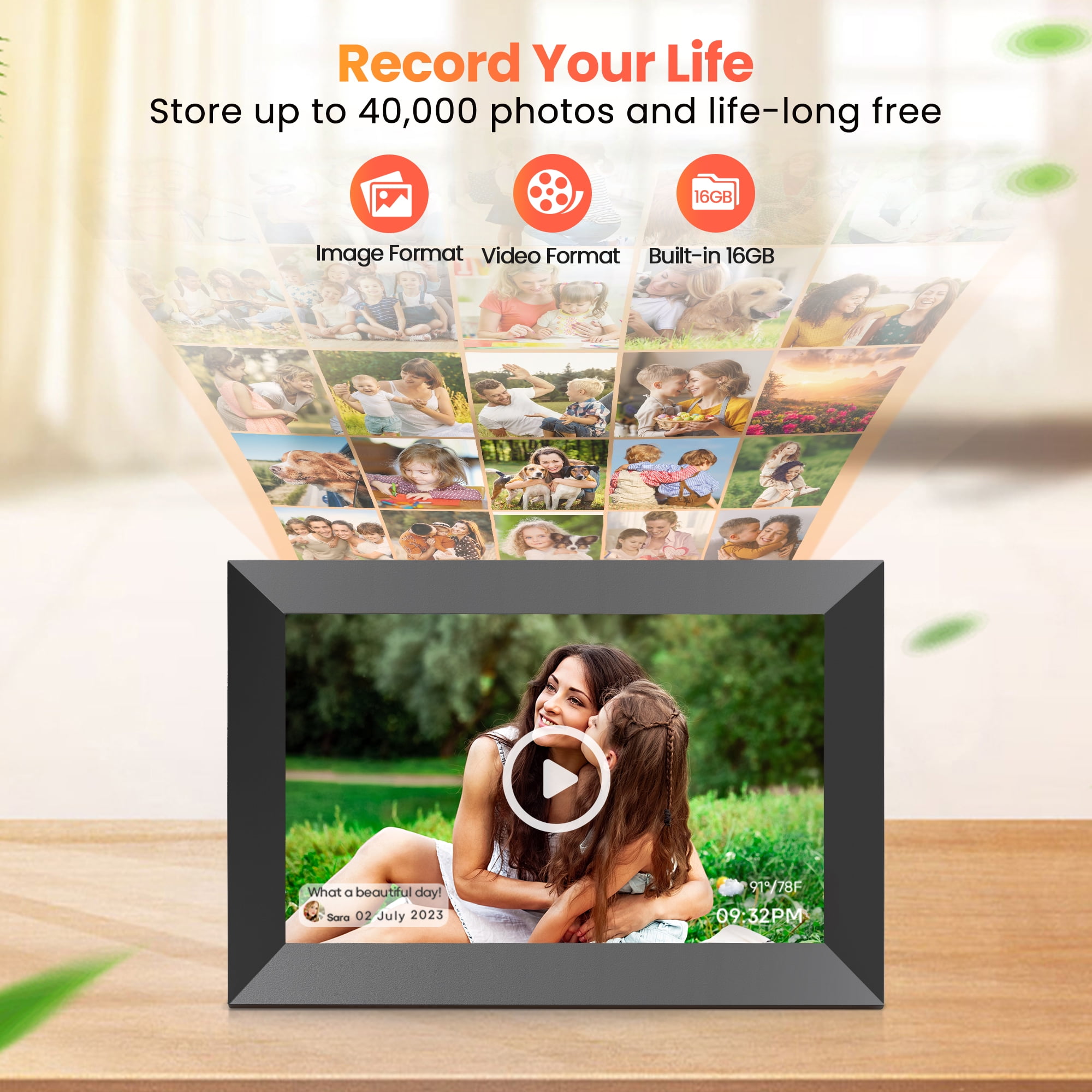 お買得!ラスト◎K-Fiber◎All-round◎10inch◎$144.95 Amazon.com : Uhale Digital Picture Frame WiFi 10.1 Inch with