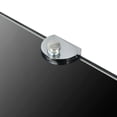 thumbnail image 5 of vidaXL Corner Shelf Black Tempered glass Small Wall mounting, 5 of 6