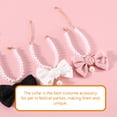 thumbnail image 3 of BRIGHTFUFU Collar de gato con perlas, delicado collar para perro con lazo, collar para cachorro, accesorio decorativo para perro, 3 of 7