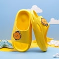 thumbnail image 4 of Kids' $10 Under Kids Cloud Slides Boys Girls Shower Slippers Slip on Slide Sandals Non-slip Beach Pool Shoes Save Big, 4 of 9