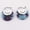 Silver Blue, variant on Fashion Leopard Resin Tortoise Half Moon Hoop Earrings or Women Boutique Jewelry