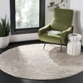 thumbnail image 2 of SAFAVIEH Meadow Kisha Abstract Area Rug, Ivory/Grey, 4' x 4' Round, 2 of 8