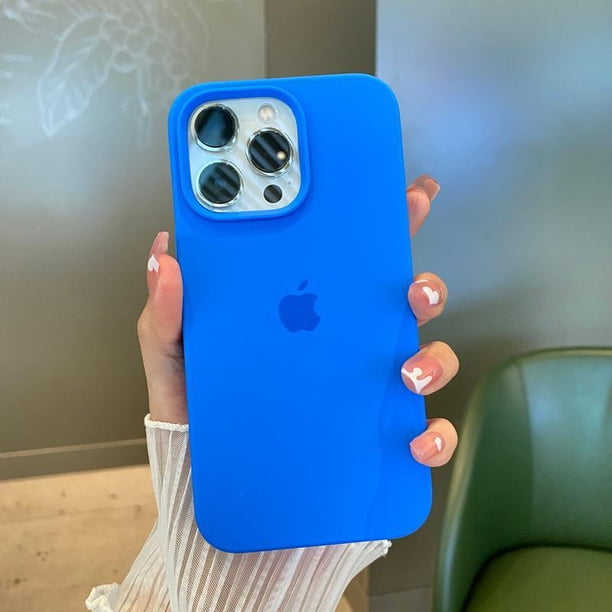 Funda De Silicona Líquida Original De Lujo Para iPhone 14 Plus 14 Pro Max A Prueba De Golpes Gao Jiahui unisex