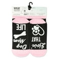 thumbnail image 5 of MeMoi Women's Dog Mom Life Low-Cut Non-Skid Socks - Womens - Female, 9-11, Black, 5 of 7