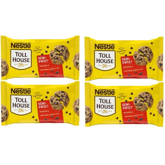 Nestle Toll House Semi-Sweet Chocolate Chips 4PK (72 oz.)