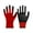 Red, variant on Breathable Natural Latex Gardening Gloves for Women and Men, 1 Pair Non Grip Work Gloves, Outdoor Protective Gloves for Yard Work, Lawn Care, Planting, Medium Size, Durable and Comfortable