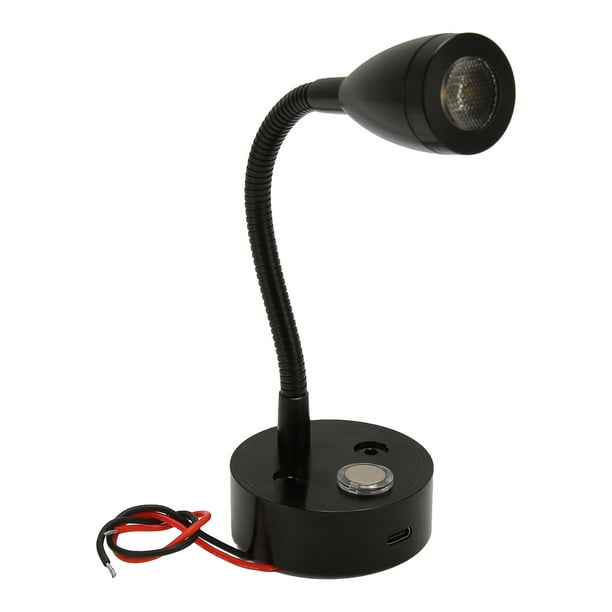 Lampe De Chevet LED Pour Camping-car, USB Type C, Intensité