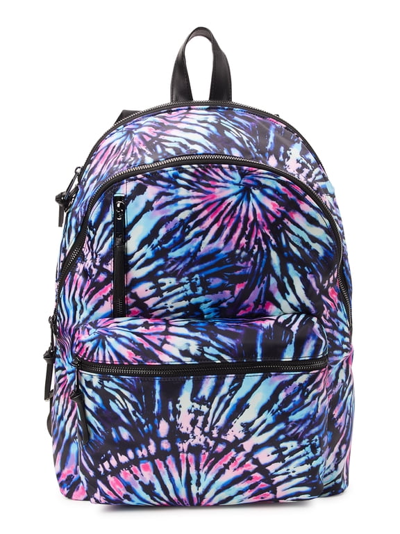 Juniors Dome Zip Backpack, Black