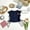 Navy, variant on Girls T Shirts Size 3-4Y Solid with Mushroom Embroidery Sleeveless Round Neck Dual Side Drawstring Waist Top Girls Tops