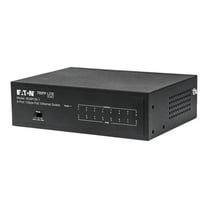 Eaton Tripp Lite Series 8-Port 10/100/1000 Mbps Desktop Gigabit Ethernet Unmanaged Switch with PoE , 60W, Metal Enclosure (ng8poe-1)