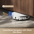 thumbnail image 6 of MOVA S70 Roller Robot Vacuum and Mop, Mopping with 4700Pa Downward Pressure, 30,000Pa Suction, Ultra Slim Body, Edge-to-Edge Cleaning, Auto 80°C Self-Cleaning Roller Mop, 6 of 11