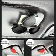 thumbnail image 3 of Sunglasses Holder for Car Sun Visor Adsorption Sunglasses Holder Clip for Storing Glasses Card Mask, for Car Visor Accessories (Brown), 3 of 5