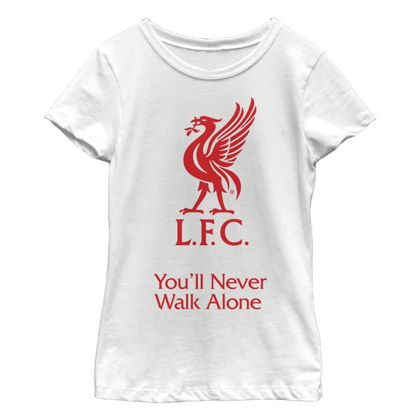 Liverpool Fc Girl S Liverpool Football Club Bird Logo Never Walk Alone T Shirt Walmart Com Walmart Com