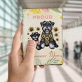 thumbnail image 4 of Happy Mother's Day Proud Schnauzer Mom Travel Passport Wallet Miniature Schnauzer Dog Lover PU Leather Passport Holder Cover - 03003, 4 of 5