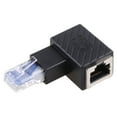 thumbnail image 1 of Cable Ethernet LAN RJ45 de 90 grados macho a hembra, ángulo derecho/izquierdo/arriba/abajo., 1 of 8