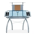 thumbnail image 2 of Studio Designs 10057 Futura Tower, Silver/Blue Glass, 2 of 11