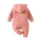 thumbnail image 3 of Body De Bebé Canastilla Onesies Para Niños Pequeños Niñas Color Lindo Tejido Invierno Grueso Mantener Caliente Sudadera Con Capucha Mono Rosa Odeerbi LM103-3756, 3 of 9