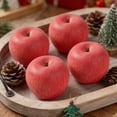 thumbnail image 4 of shyuyusa Artificial Apple Fruit Model Faux Food Prop Decorative Ornament For Home Kitchen Table Display, 4 of 6
