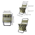 thumbnail image 3 of Silla Enfriadora De Mochila, Taburete Multifuncional Con Bolsa De Preservación Del Calor Para Acampar, Cazar, Pescar Y Senderismo, 3 of 8