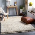 thumbnail image 2 of Surya Camille CME-2302 24x36" Rectangle Modern Wool Rug in Cream/Medium Gray, 2 of 9