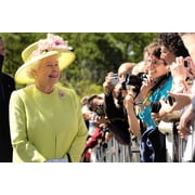 24x36 gallery poster, Queen Elizabeth II Greeting NASA employees at the Goddard Space Flight Center, Maryland, May 2007
