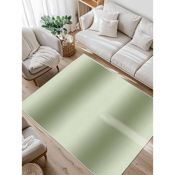 Sage Green Gradient Area Rug for Bedroom 3x5 Ft Abstract Texture Modern Simple Super Soft fuzzy Throw Rug Non-Slip Fluffy Plush Indoor Floor Carpet for Living Room Nursery Home Decor