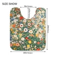 thumbnail image 5 of Yayeee Bath Rug for Bathroom Floor Non Slip Rectangle Fluffy Soft Absorbent Mat, 16"x24", Beige Floral Garden, 5 of 7