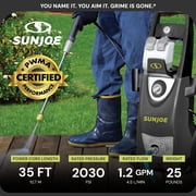Sun Joe 2030 PSI Electric Powered Pressure Washer, 1.2 GPM Power Cleaner with Soap Tanks