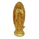 thumbnail image 1 of Figura de la Virgen María, figura religiosa hecha a mano para escritorio de patio oro, 1 of 7
