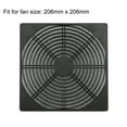 thumbnail image 2 of 2 piezas 206mm x 206mm Funda a prueba de polvo para ventilador de computadora PC Pantalla de polvo, 2 of 6